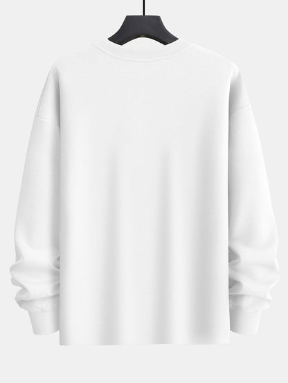 ALVARDE Bear Print Sweatshirt