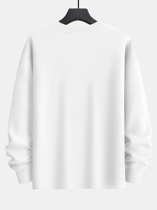 ALVARDE Bear Print Sweatshirt
