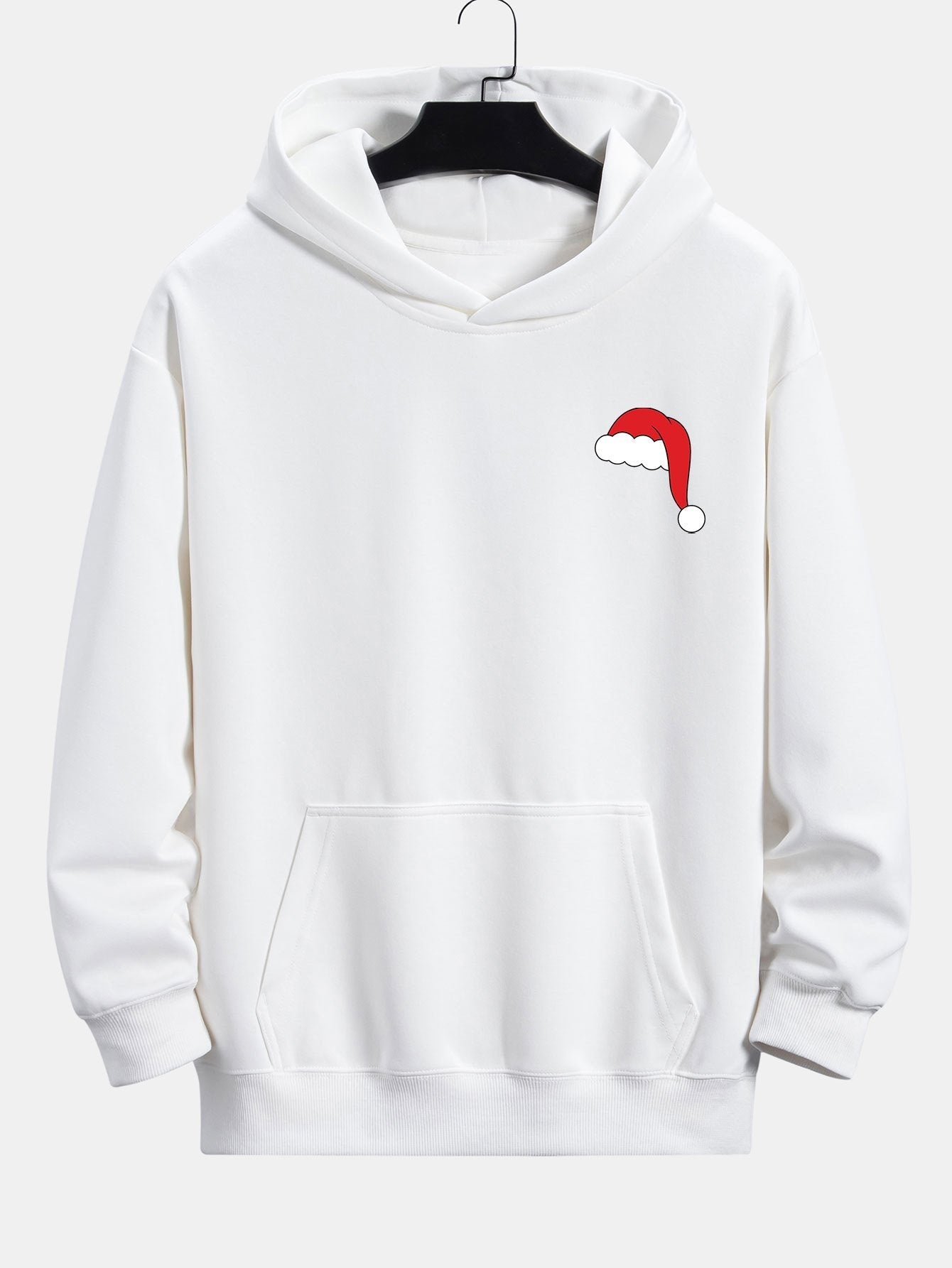 ALVARDE Santa Hat Staring Hoodie