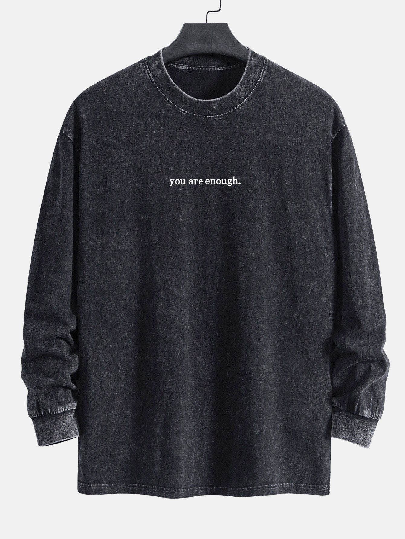 ALVARDE Slogan Print Sweatshirt
