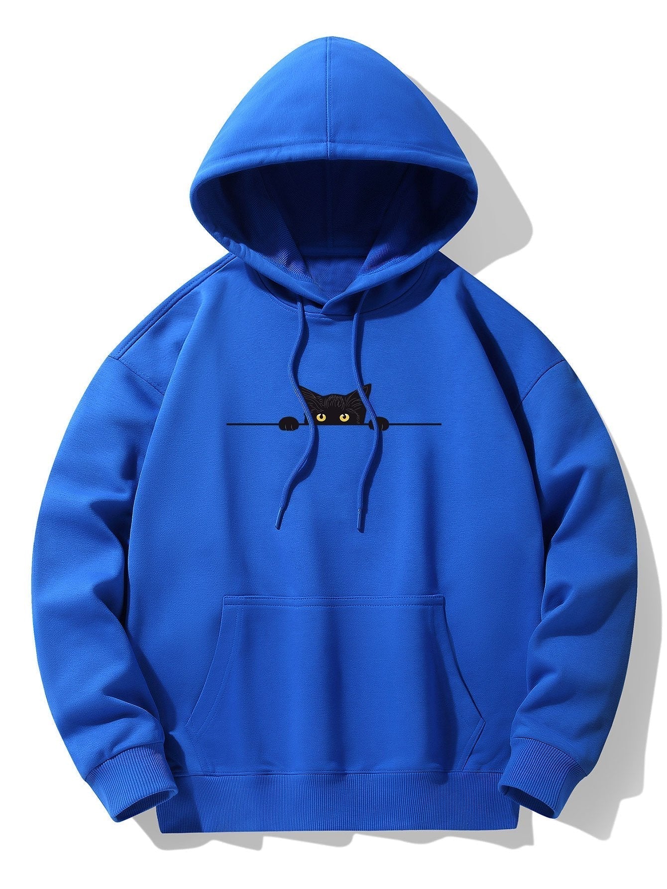 ALVARDE Black Cat Drop Hoodie