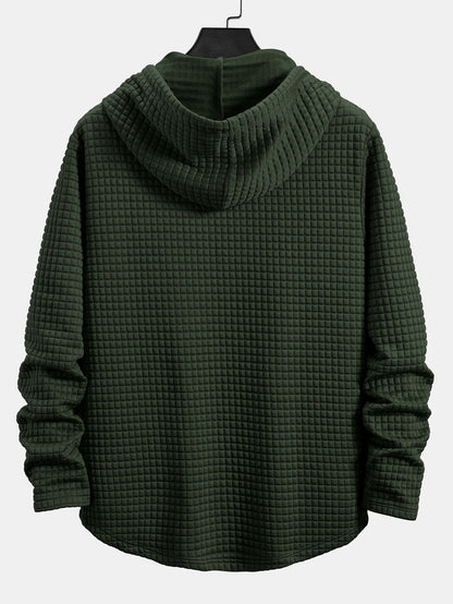 ALVARDE Düz Renk Hoodie