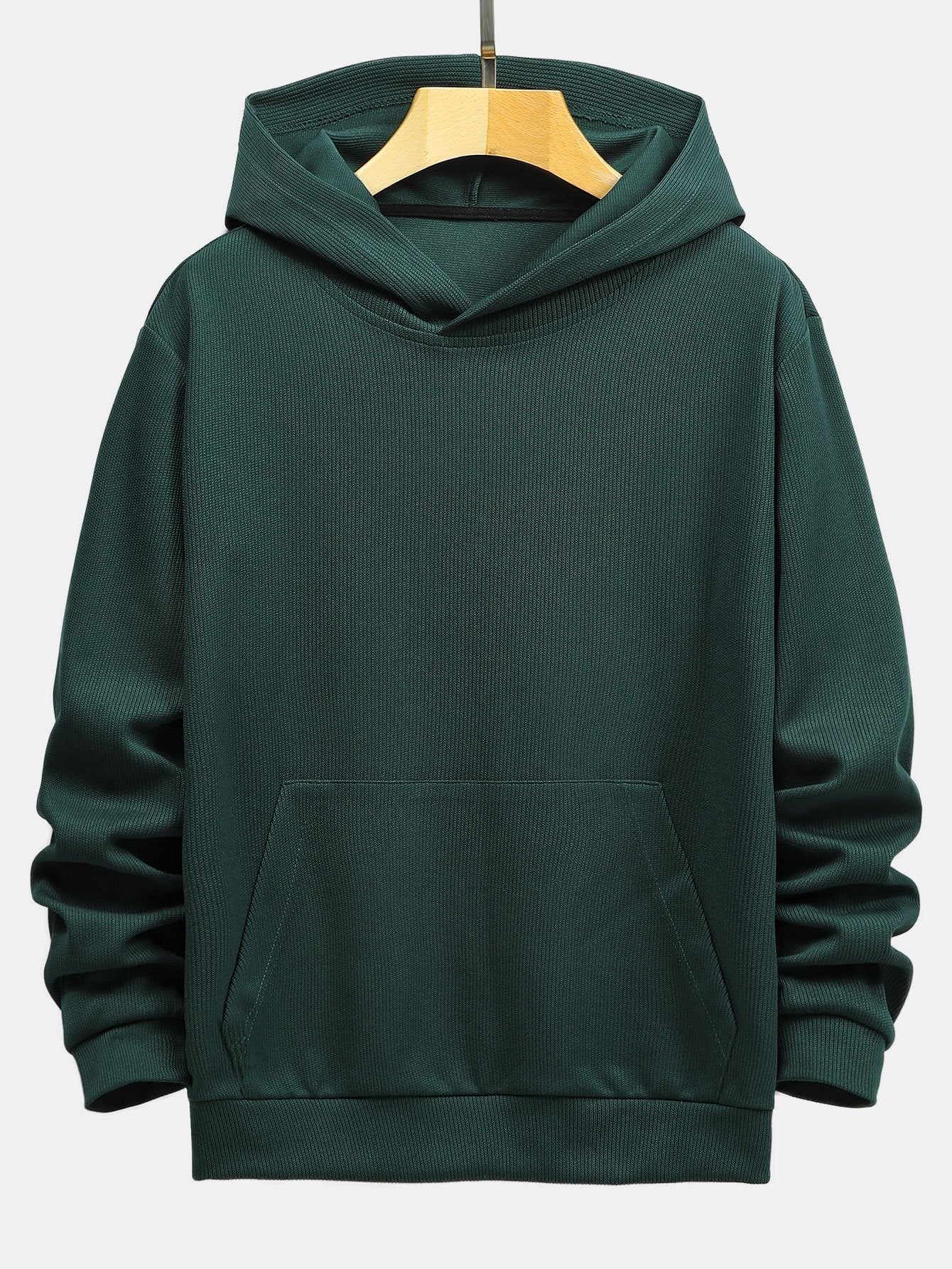 ALVARDE Basic Ribbed Hoodie