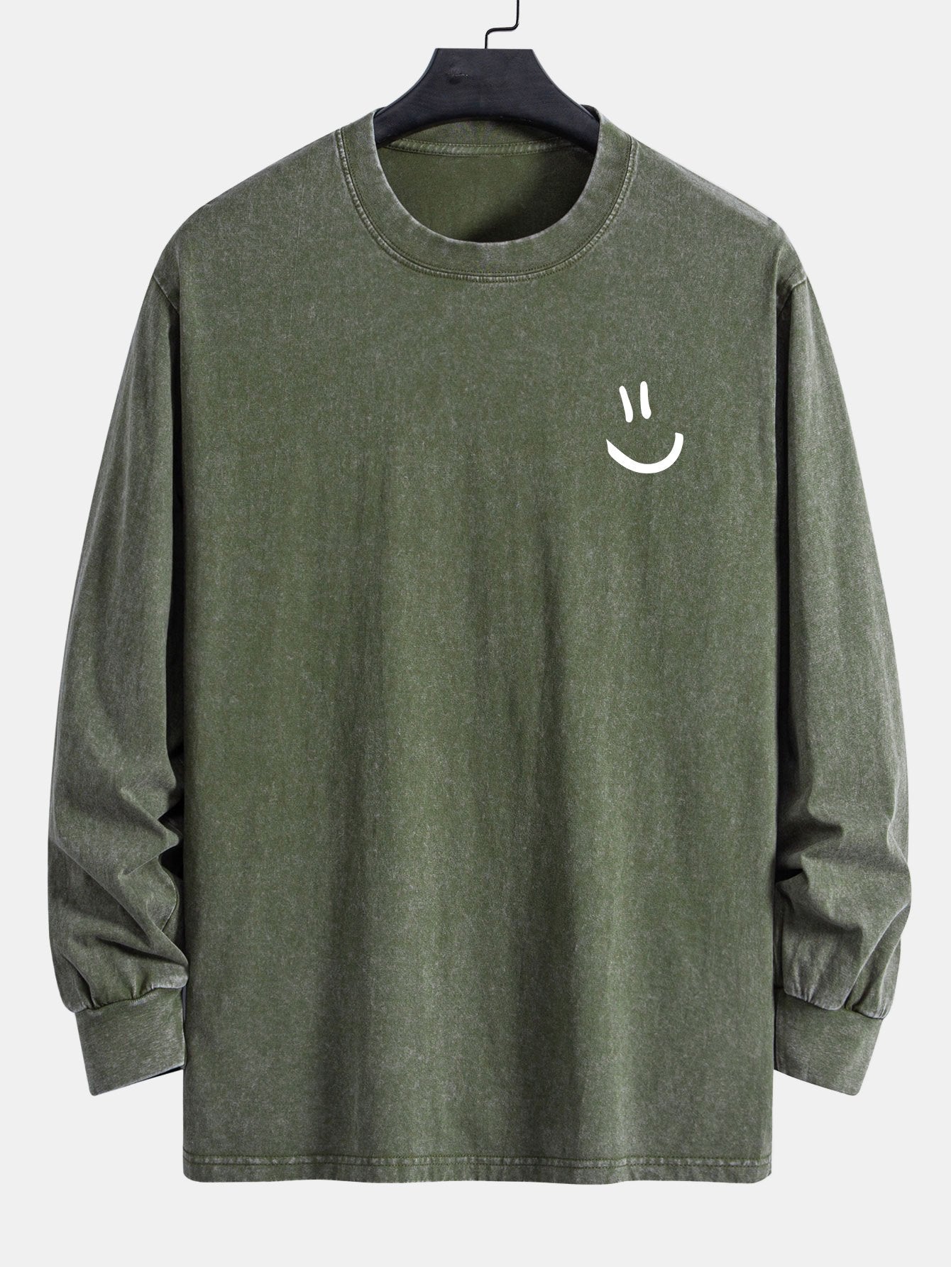 ALVARDE Smiley Face Sweatshirt
