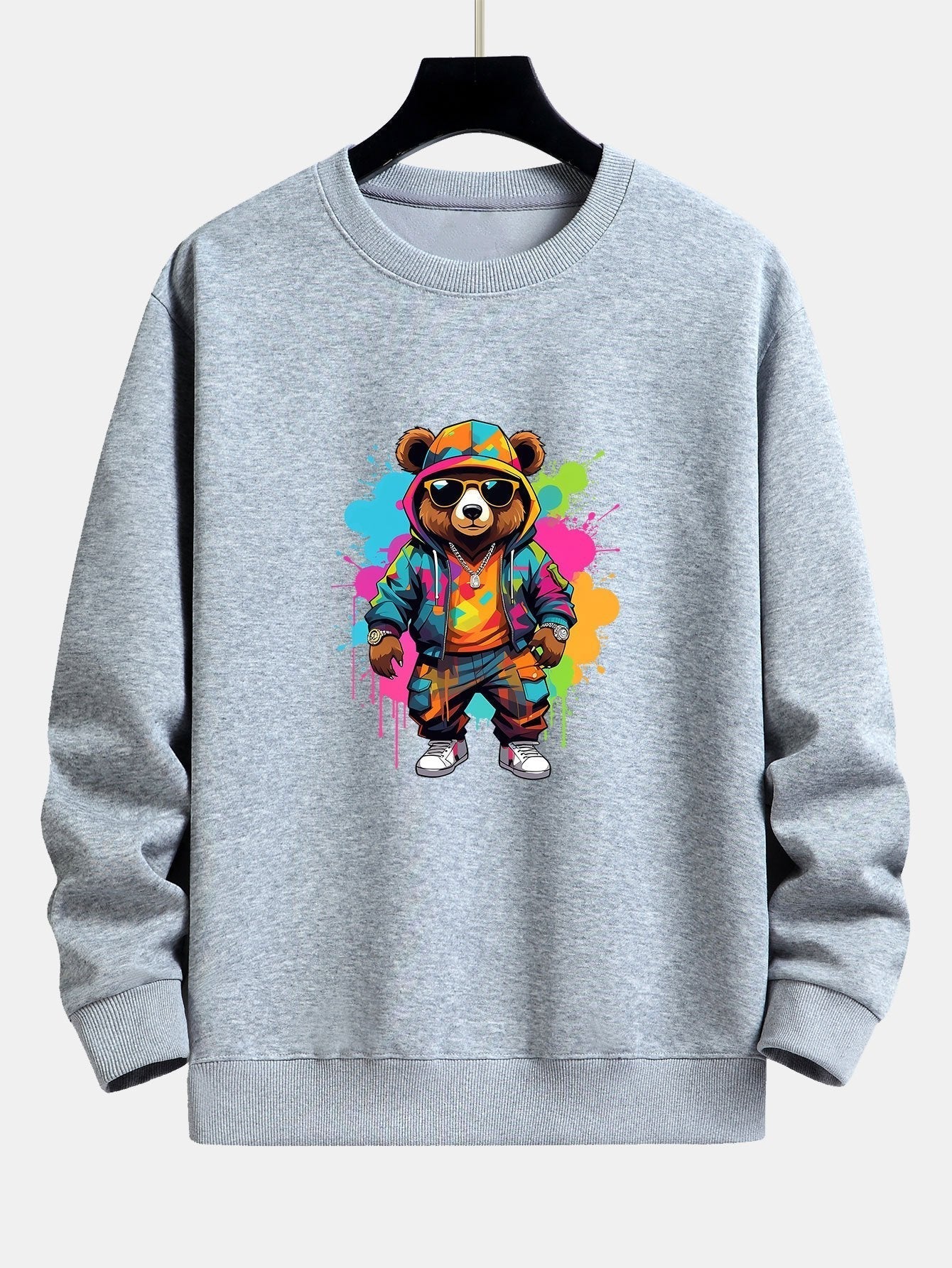 ALVARDE Splash Bear Sweatshirt
