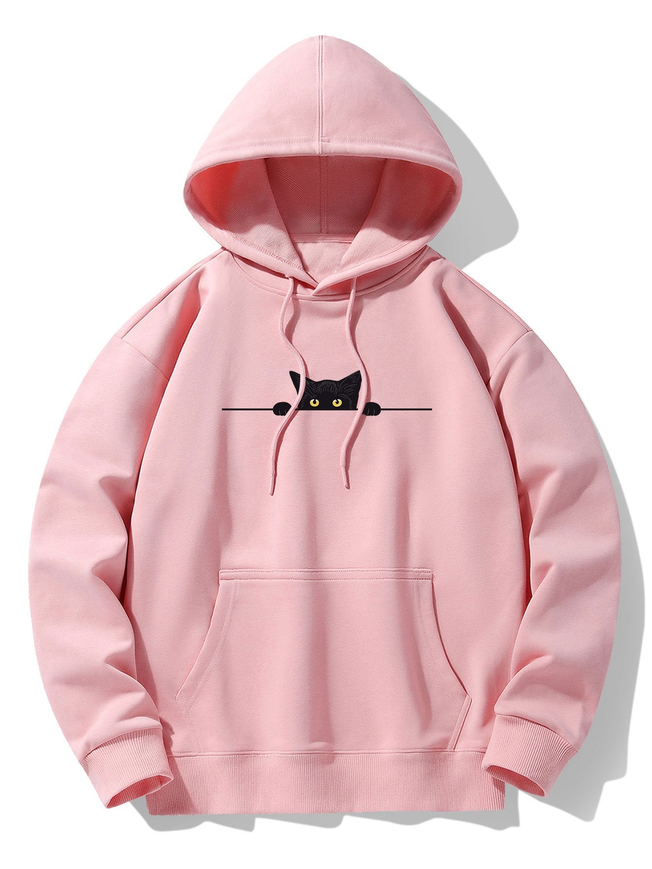 ALVARDE Black Cat Drop Hoodie