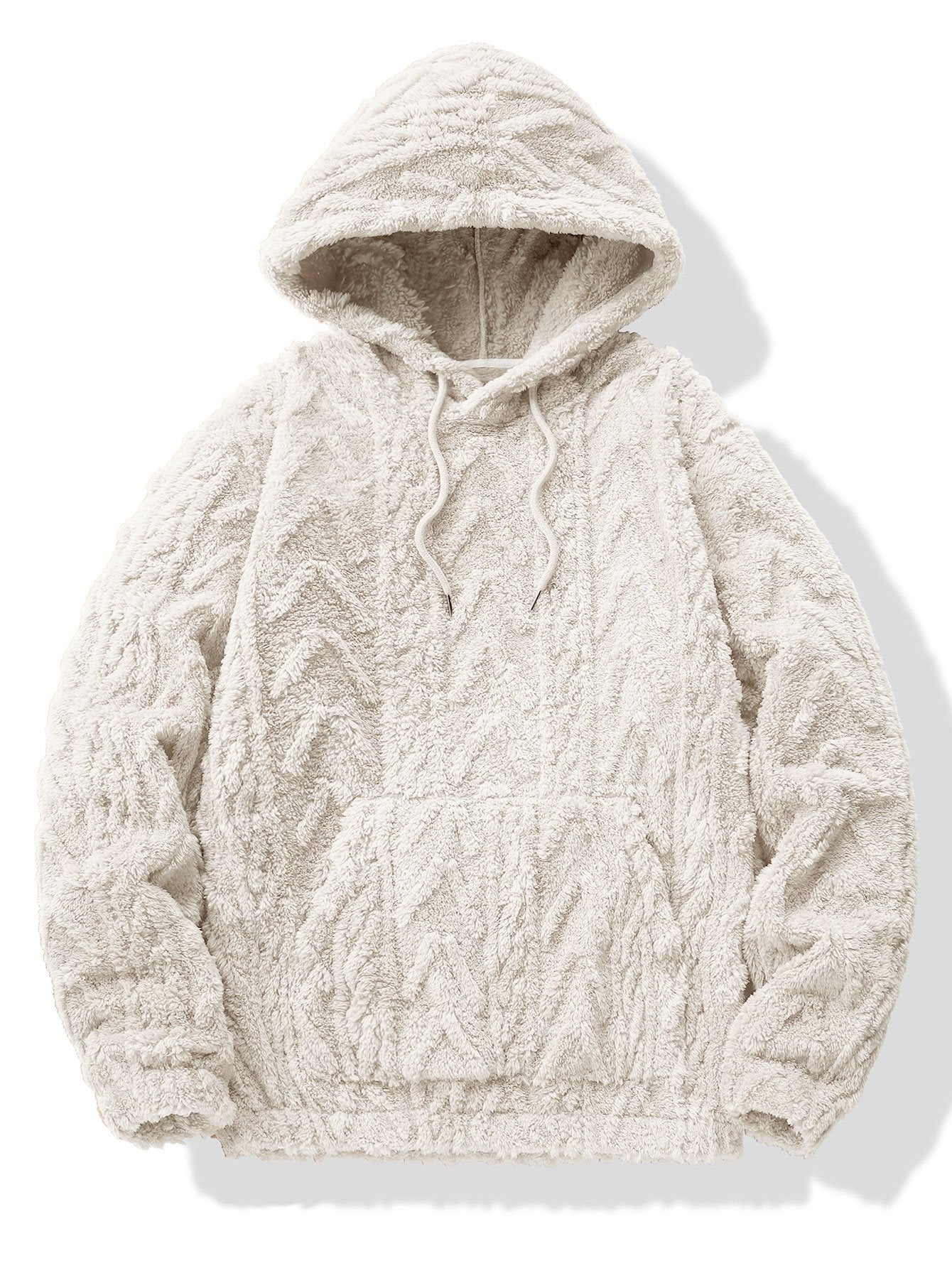 ALVARDE Geometric Jacquard Hoodie