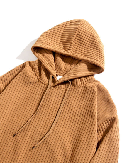 ALVARDE Relax Fit Corduroy Hoodie