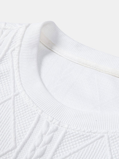 ALVARDE Fit Geometric Sweatshirt