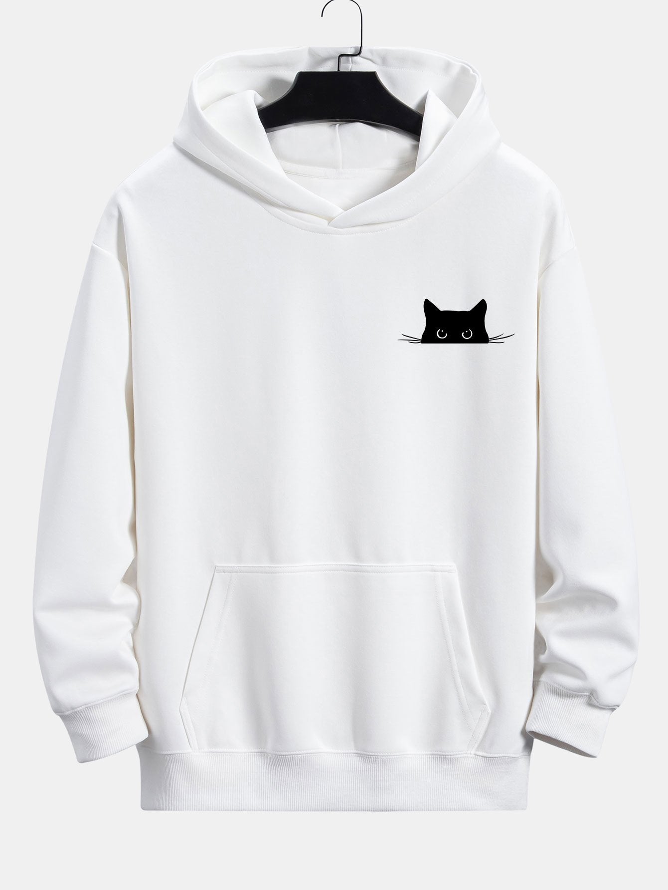 ALVARDE Black Cat Fit Hoodie