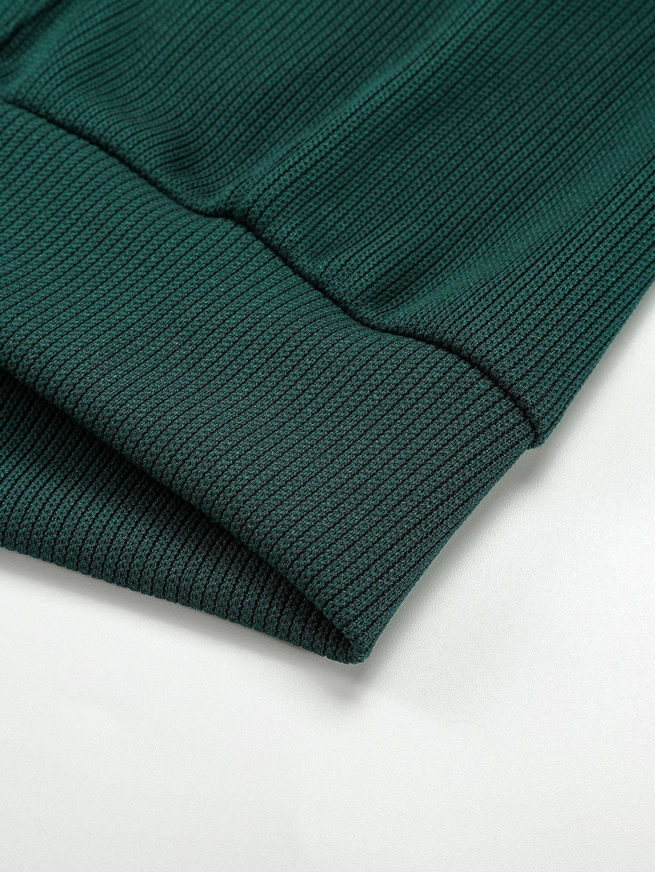 ALVARDE Basic Ribbed Hoodie
