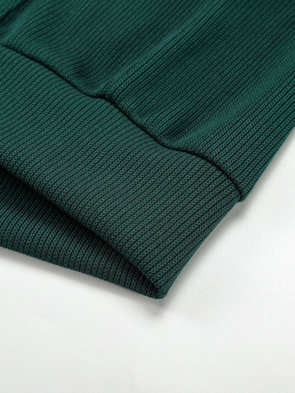 ALVARDE Basic Ribbed Hoodie