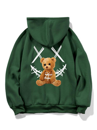 ALVARDE Smiley Bear Hoodie