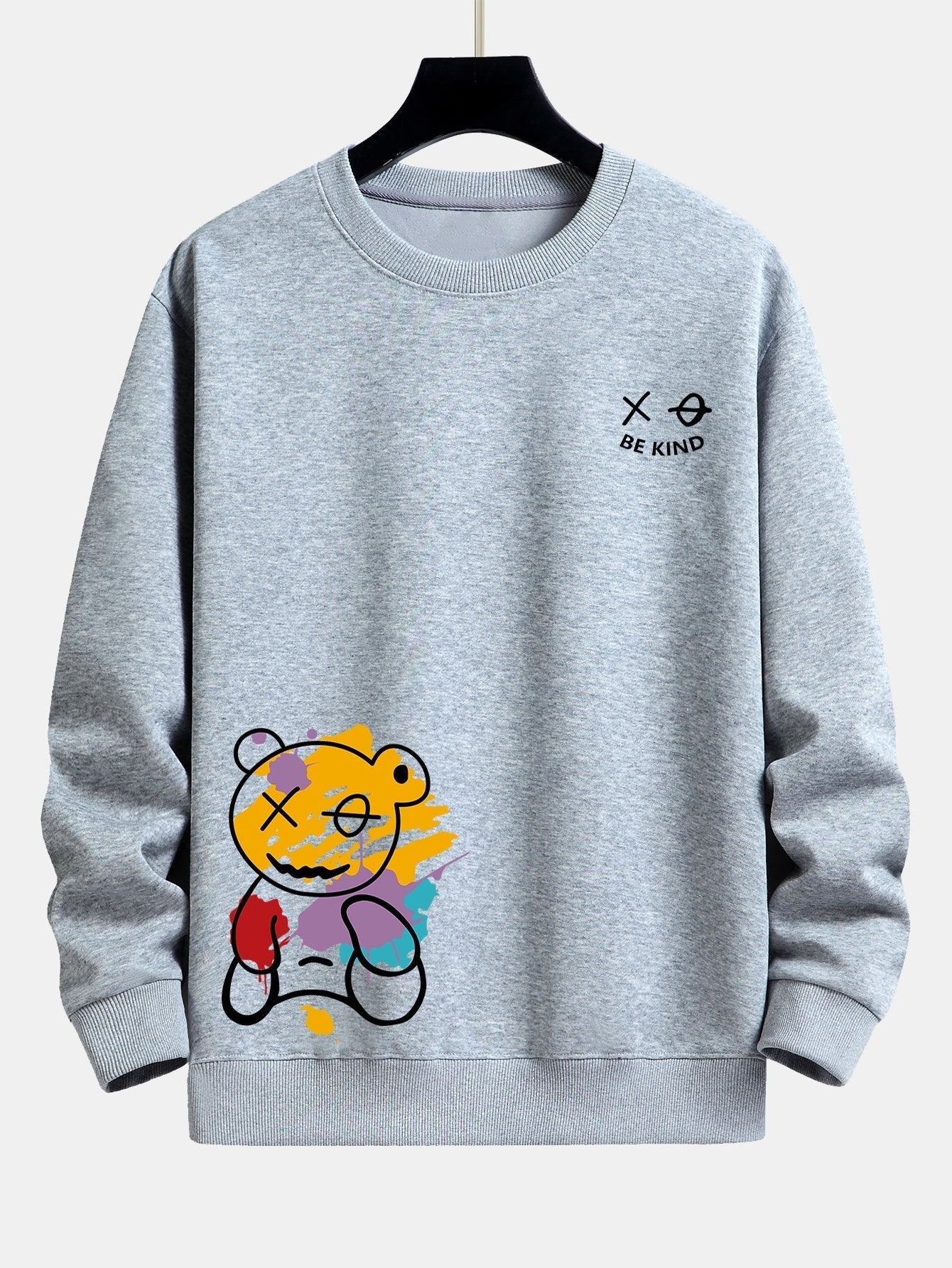 ALVARDE Graffiti Bear Sweatshirt