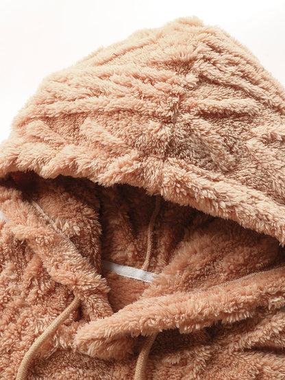 ALVARDE Geometric Jacquard Hoodie