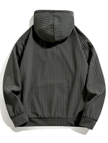 ALVARDE Relax Fit Corduroy Hoodie