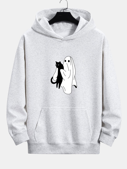 ALVARDE Black Cat Hoodie