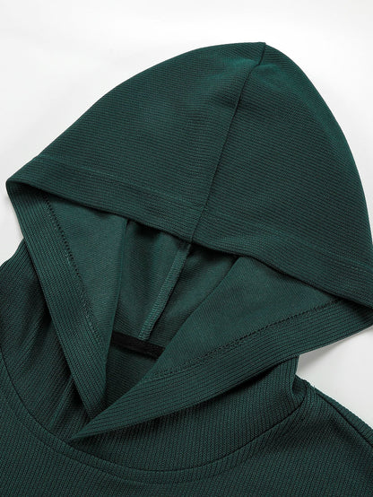 ALVARDE Basic Ribbed Hoodie