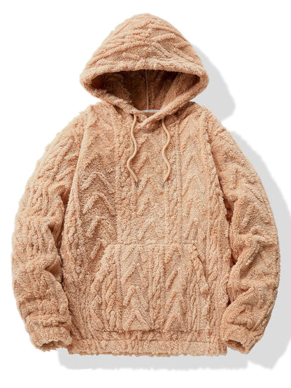 ALVARDE Geometric Jacquard Hoodie