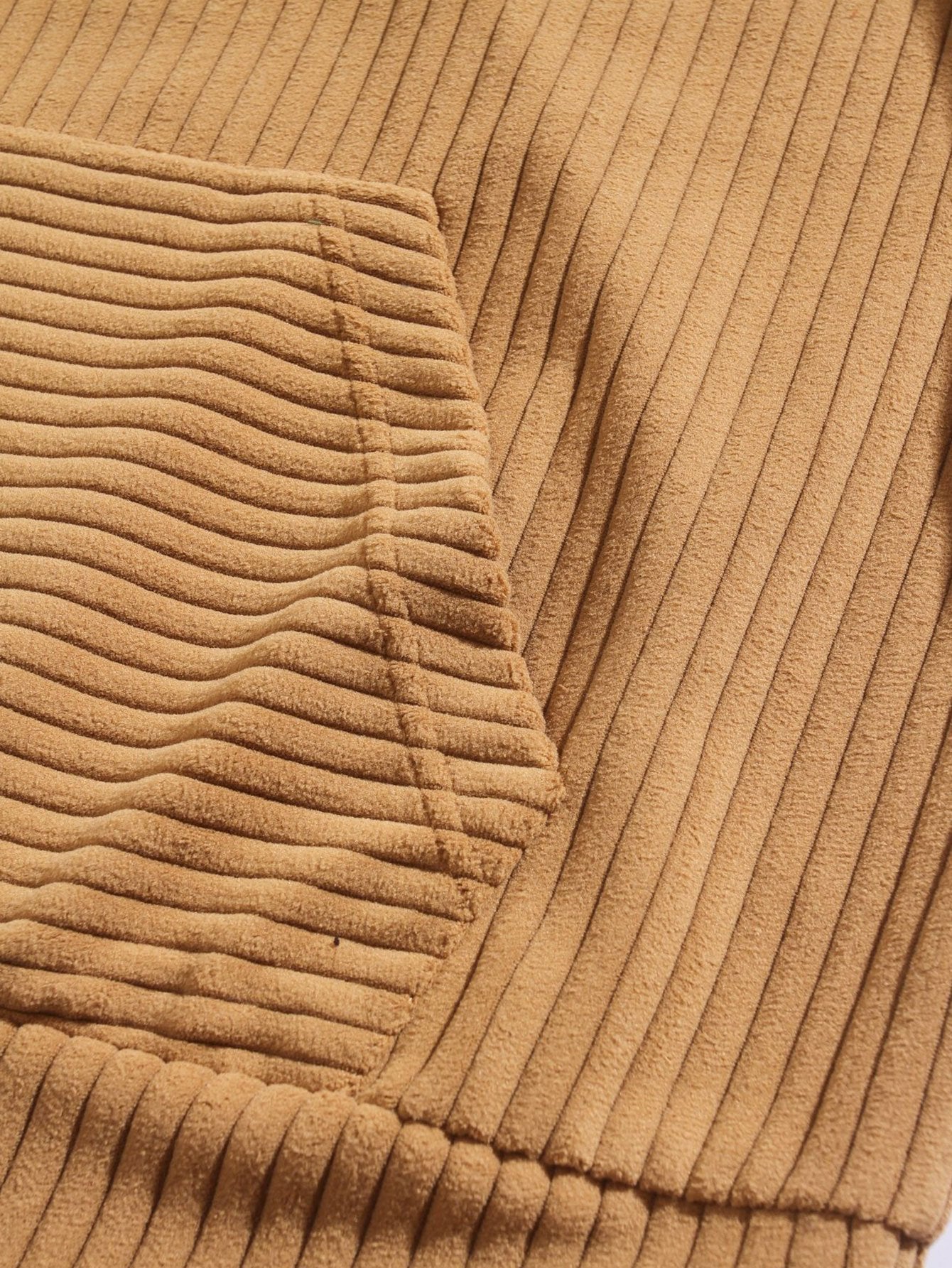 ALVARDE Relax Fit Corduroy Hoodie