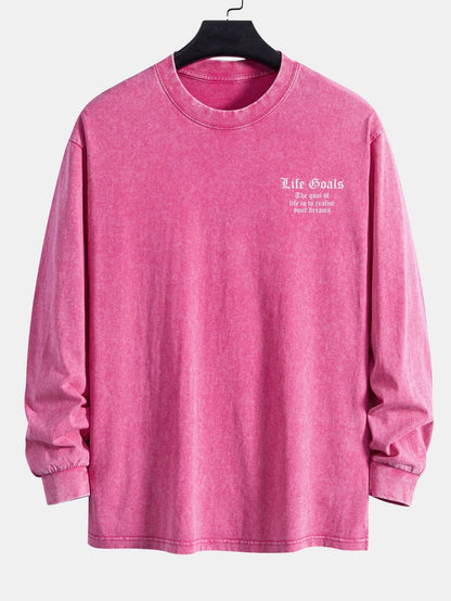 ALVARDE Slogan Sweatshirt