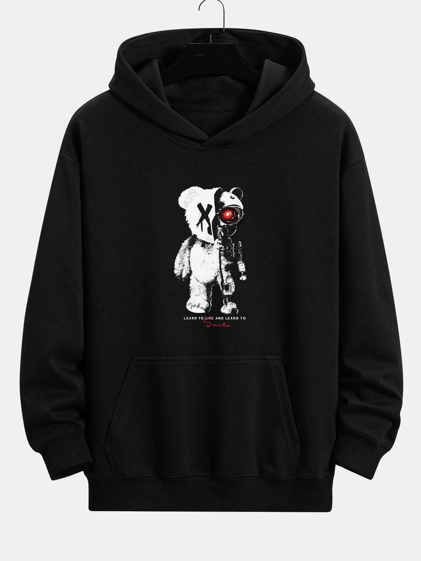 ALVARDE Robot Bear Hoodie