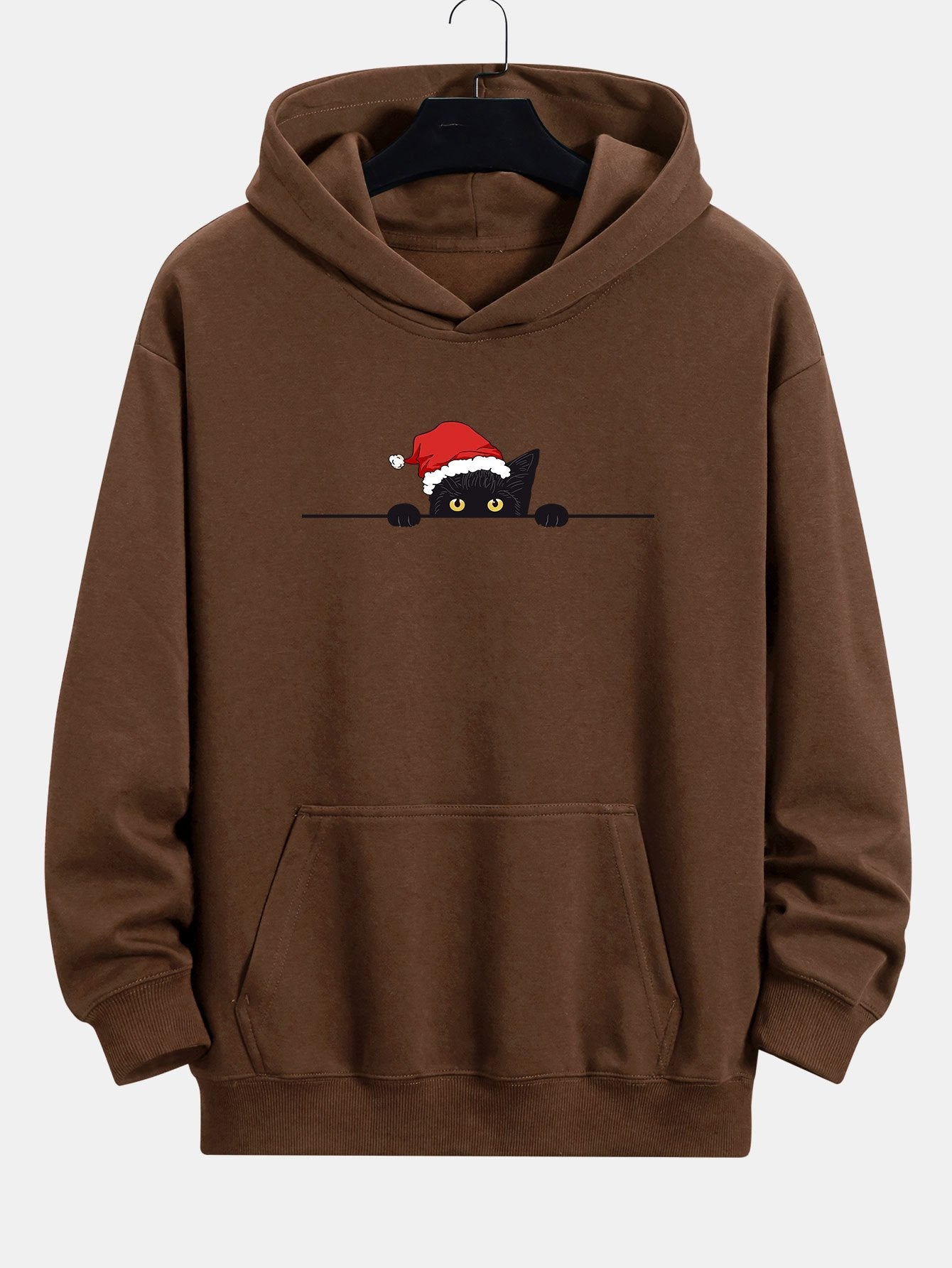 ALVARDE Christmas Black Cat Hoodie