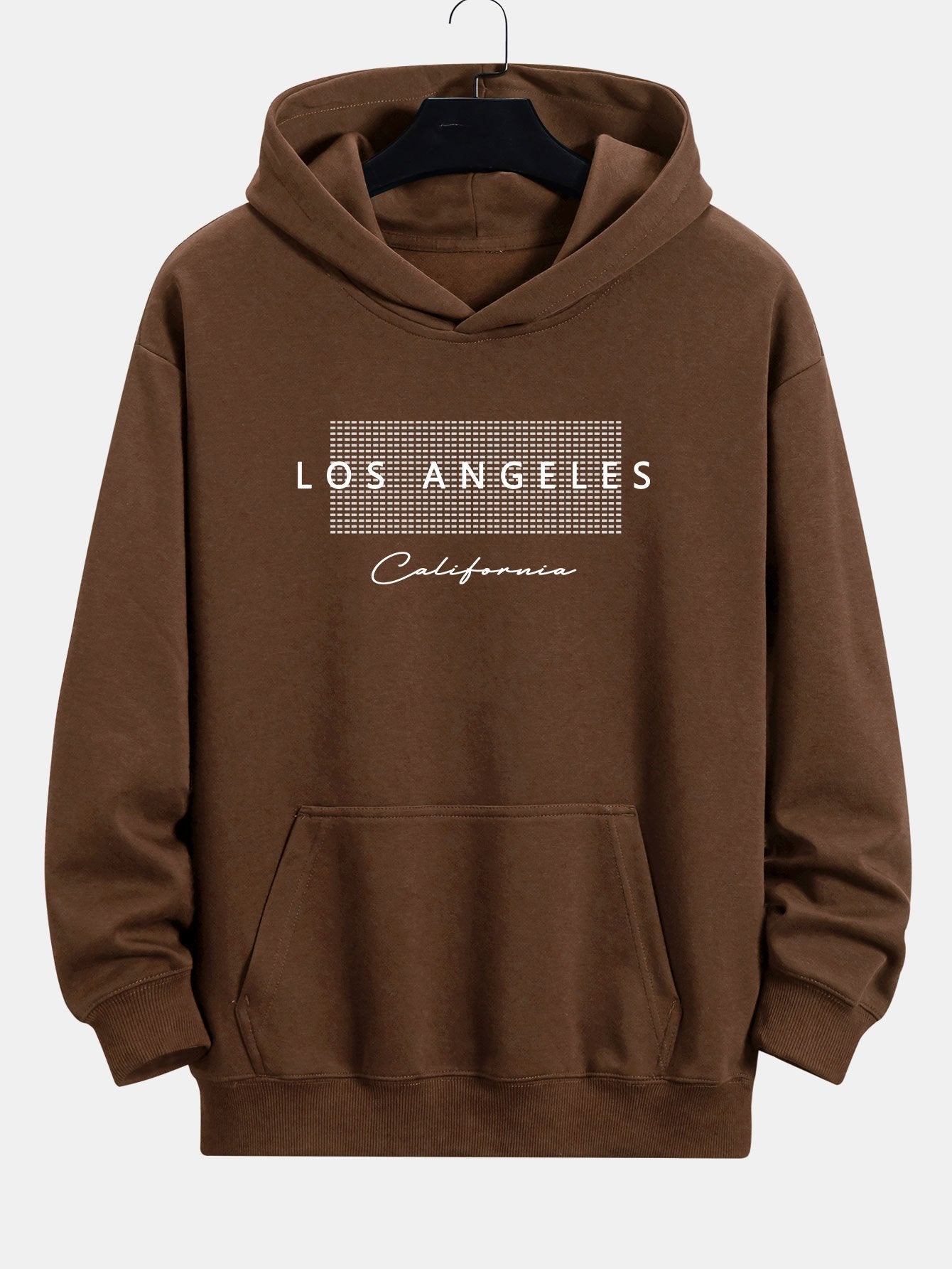 ALVARDE Los Angeles Checkered Hoodie