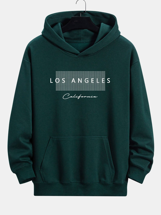ALVARDE Los Angeles Checkered Hoodie