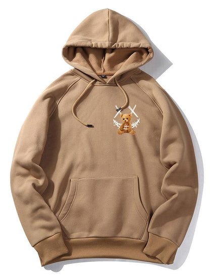 ALVARDE Smiley Bear Hoodie