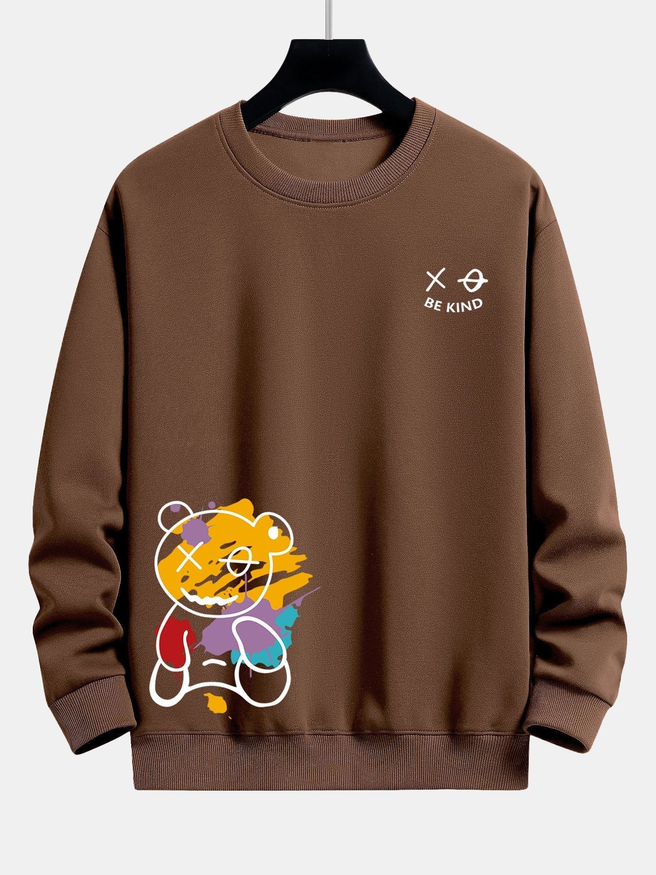 ALVARDE Graffiti Bear Sweatshirt