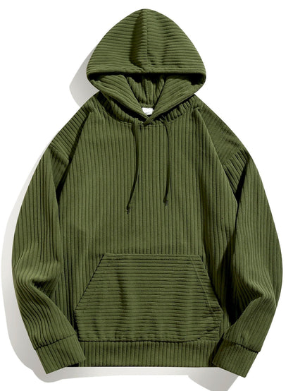 ALVARDE Relax Fit Corduroy Hoodie