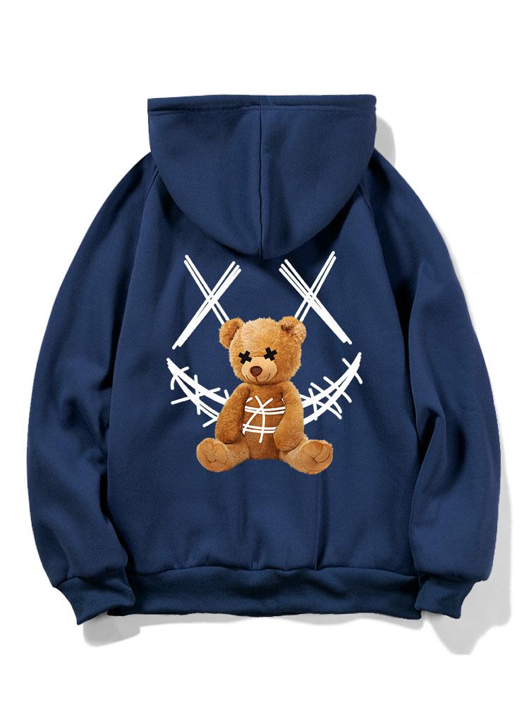 ALVARDE Smiley Bear Hoodie