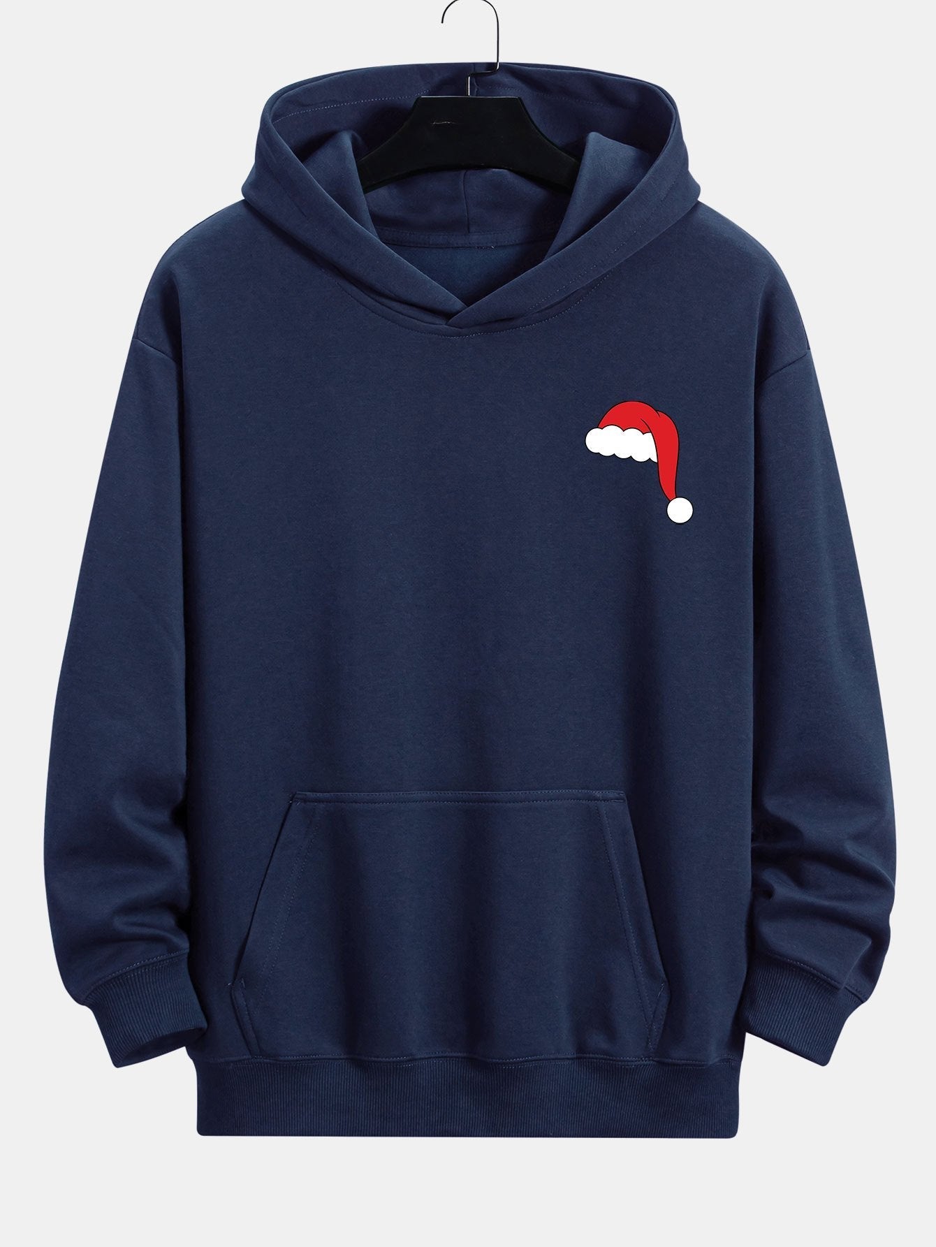 ALVARDE Santa Hat Staring Hoodie
