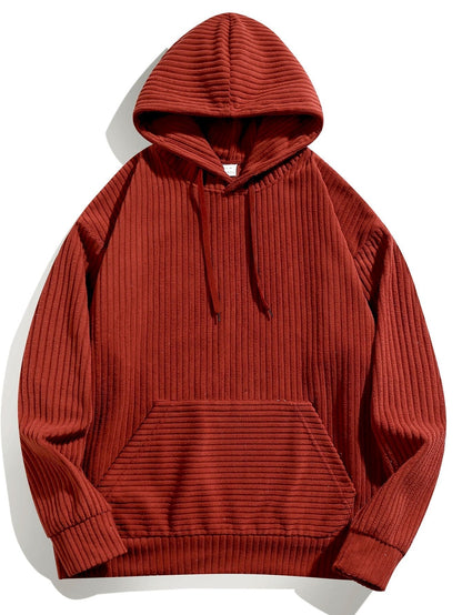 ALVARDE Relax Fit Corduroy Hoodie
