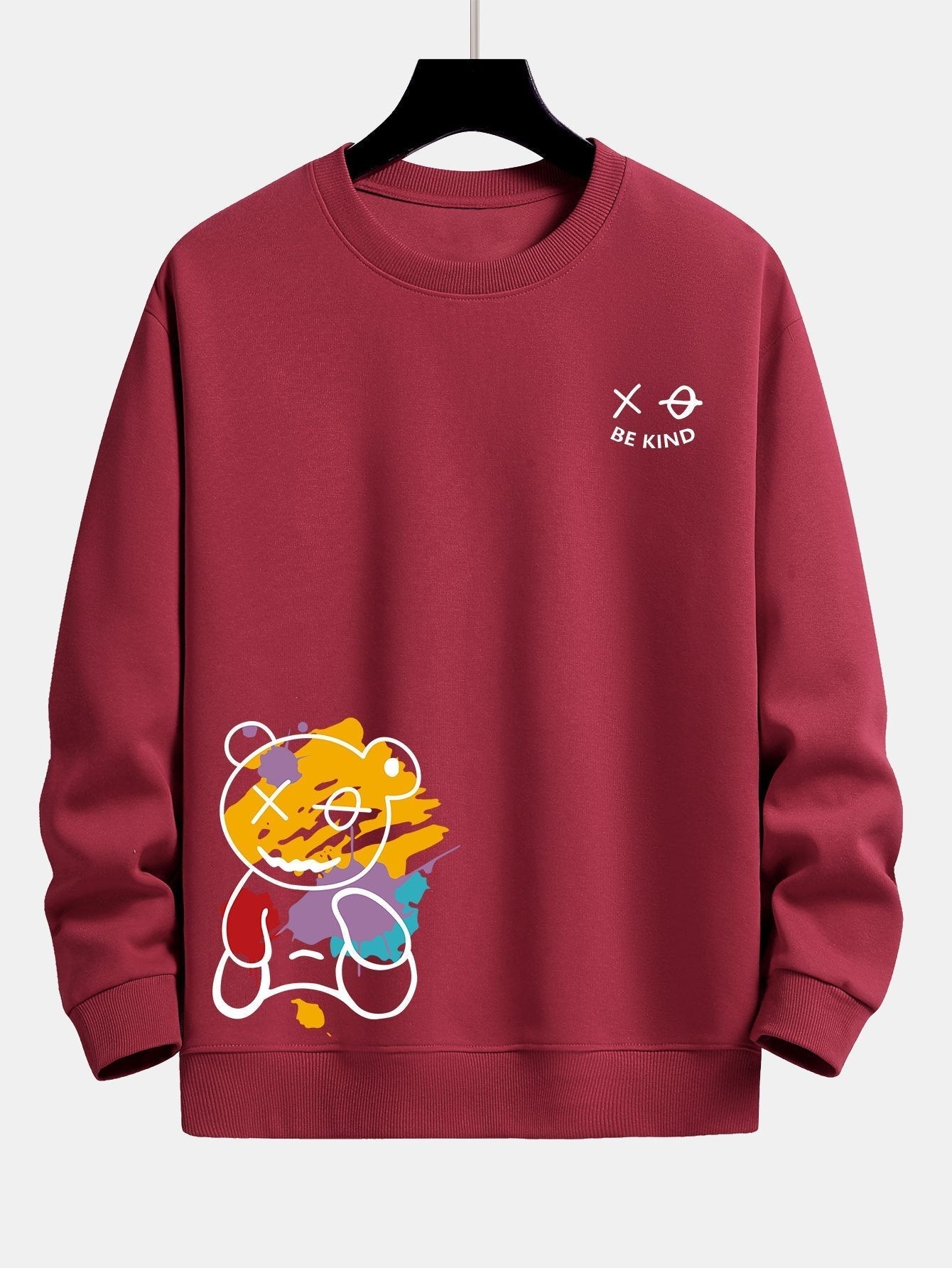 ALVARDE Graffiti Bear Sweatshirt