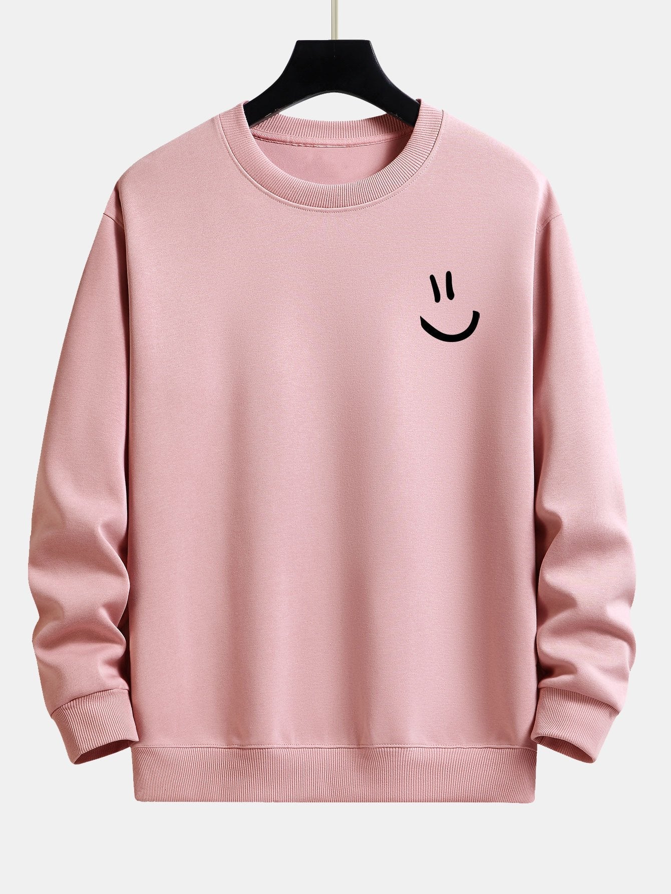 ALVARDE Smiley Face Sweatshirt
