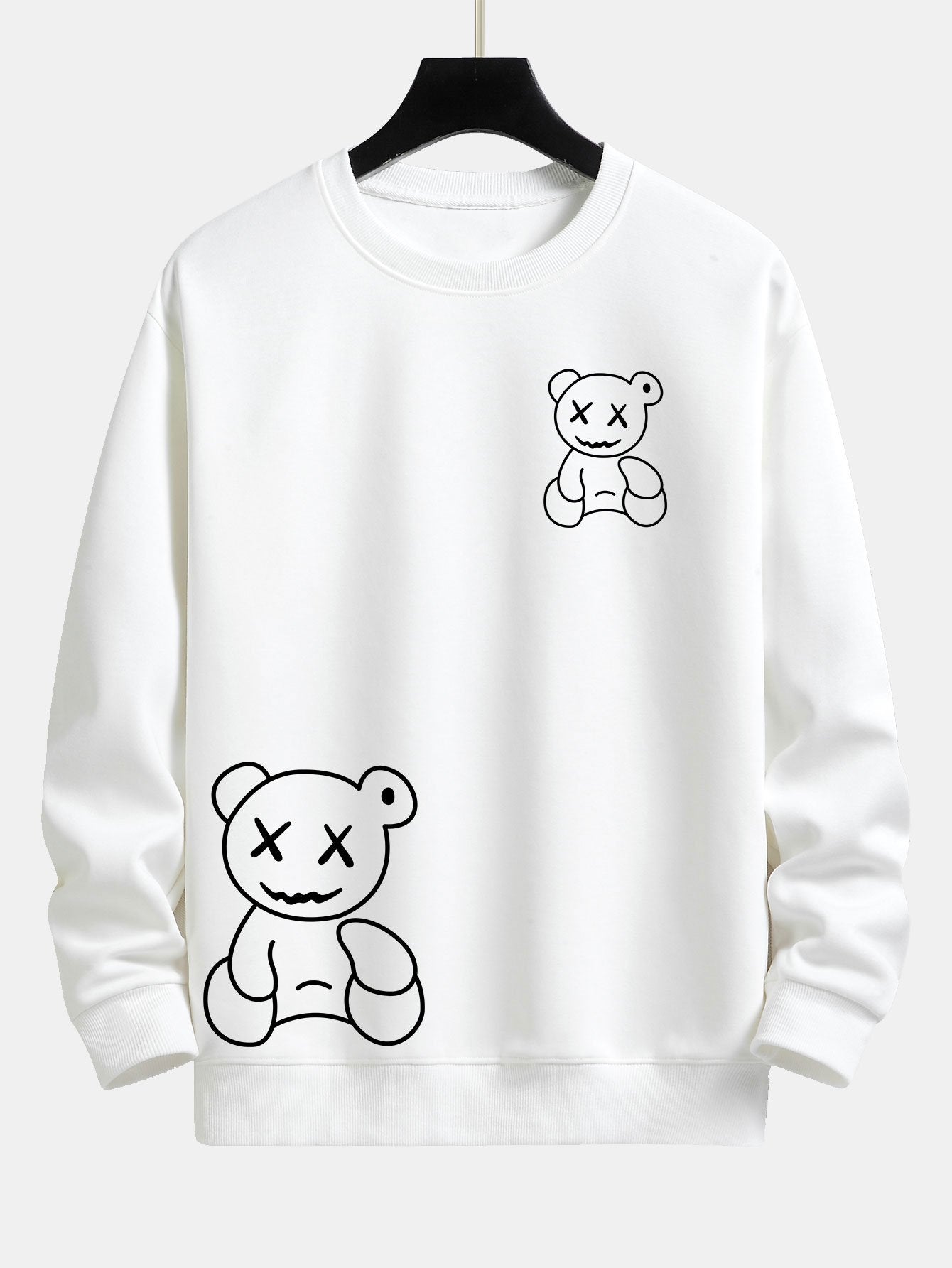 ALVARDE Bear Print Sweatshirt