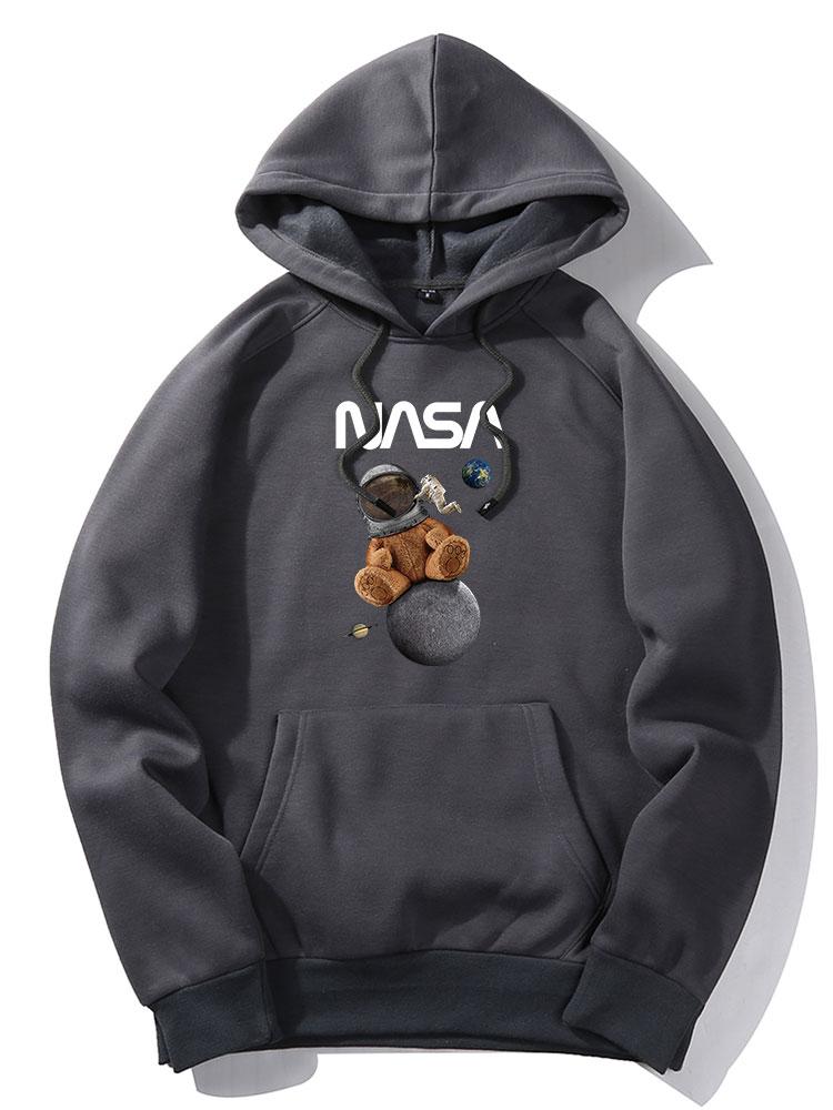 ALVARDE NASA Space Bear Hoodie