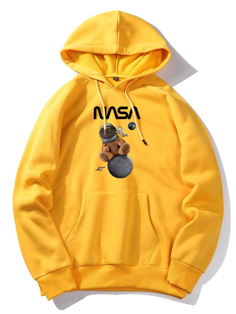 ALVARDE NASA Space Bear Hoodie