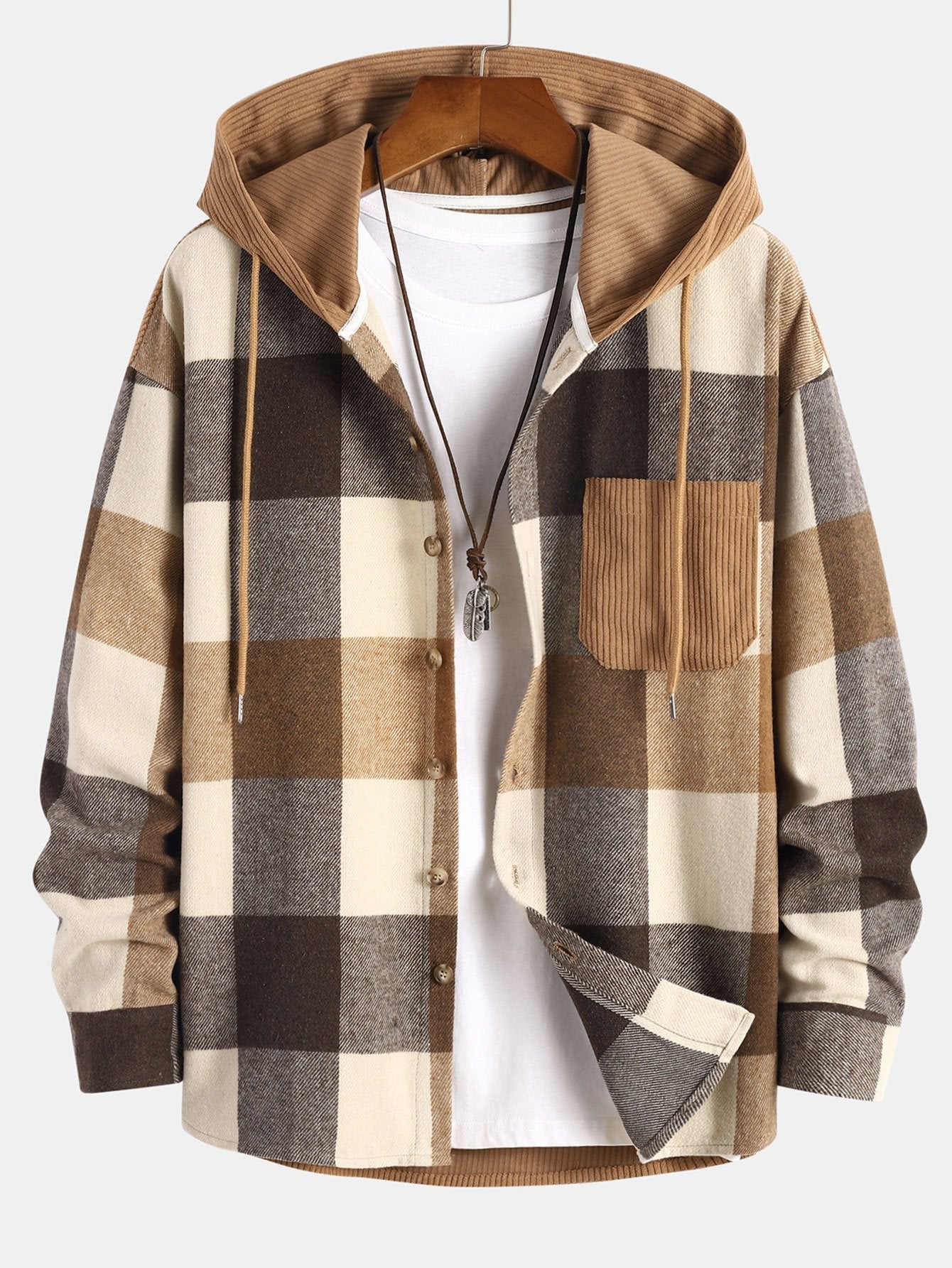 ALVARDE Flannel Plaid Ceket Gömlek