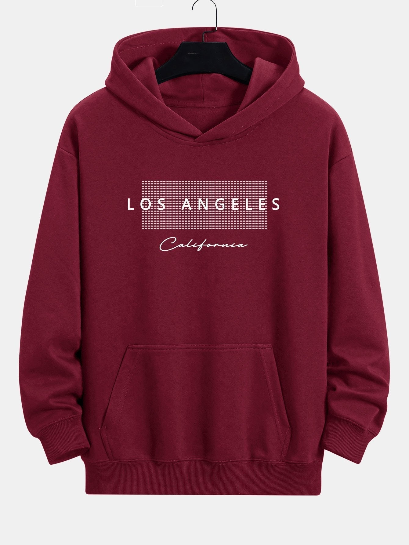 ALVARDE Los Angeles Checkered Hoodie