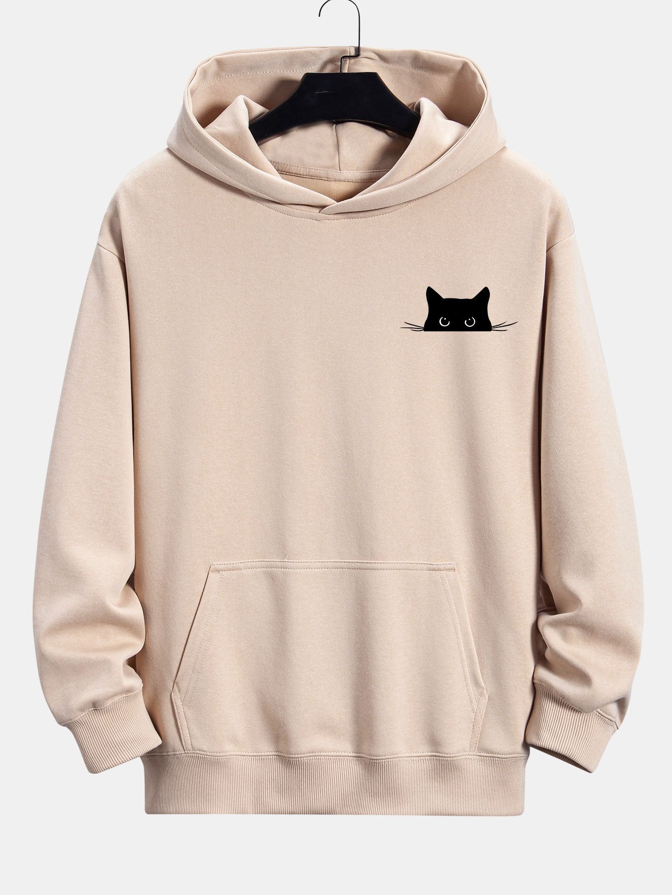 ALVARDE Black Cat Fit Hoodie