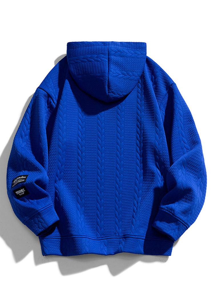 ALVARDE Wheat Jacquard Hoodie