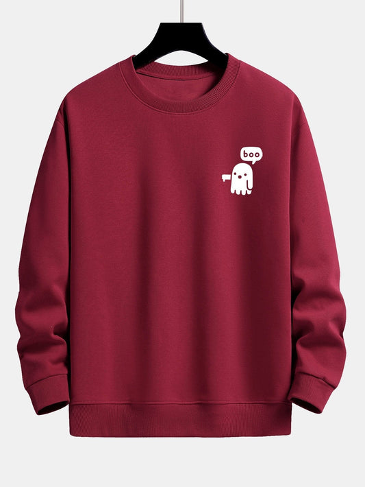 ALVARDE Boo Ghost Sweatshirt