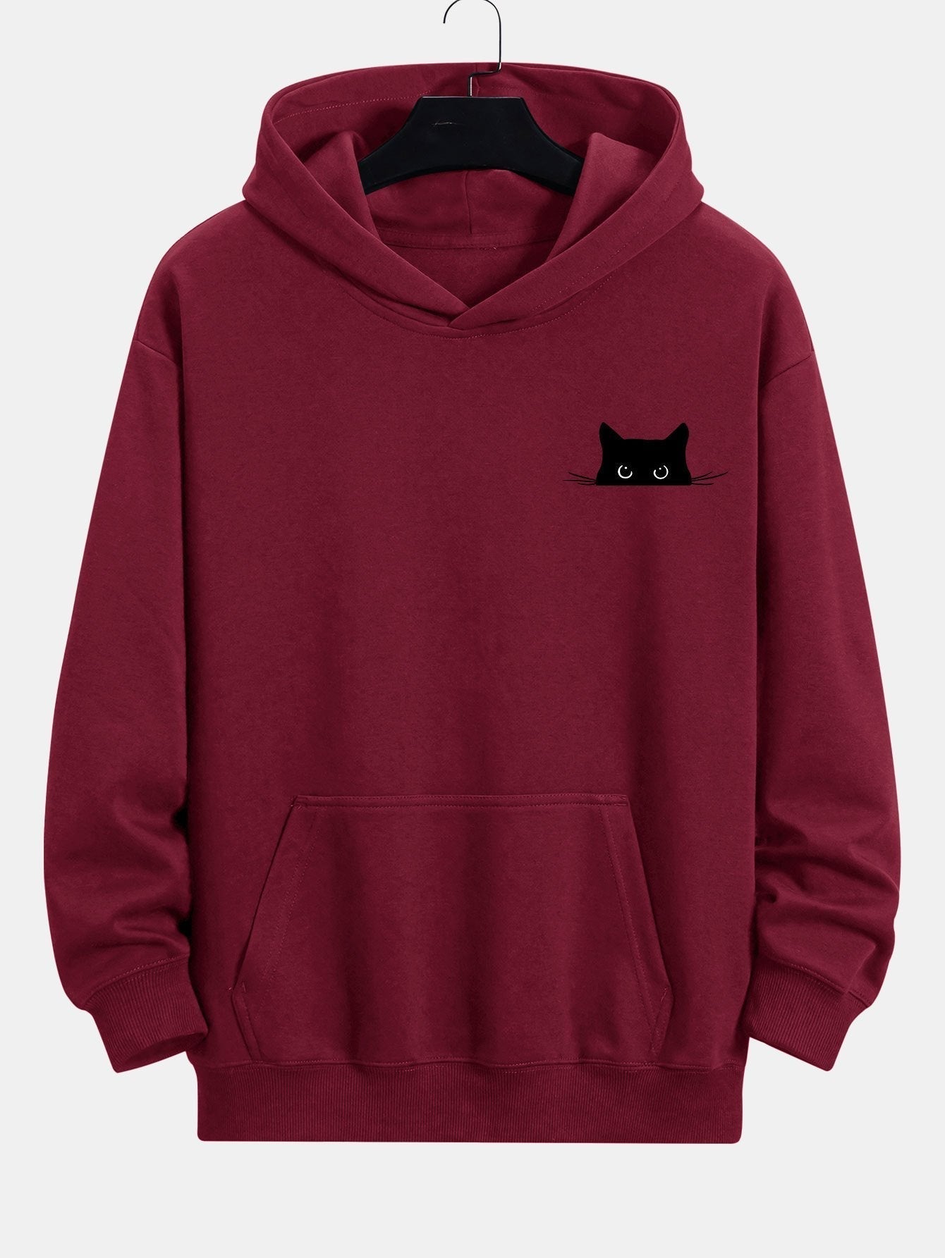 ALVARDE Black Cat Fit Hoodie
