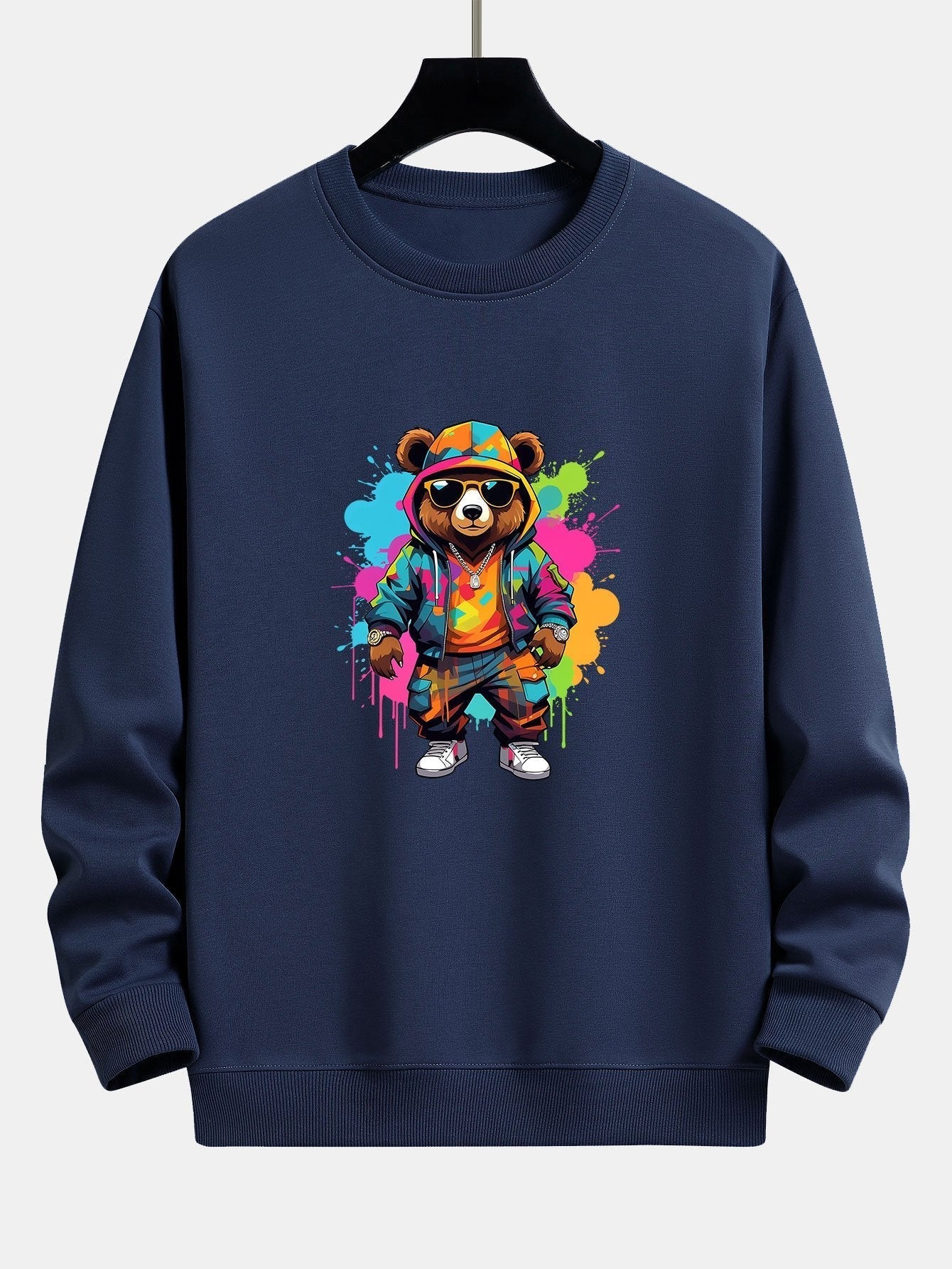 ALVARDE Splash Bear Sweatshirt