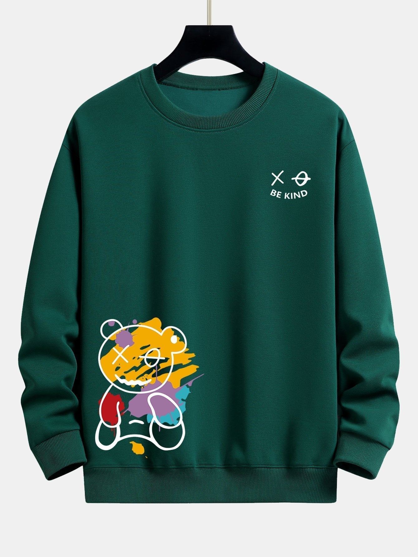 ALVARDE Graffiti Bear Sweatshirt