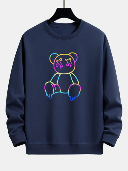 ALVARDE Gradient Bear Sweatshirt