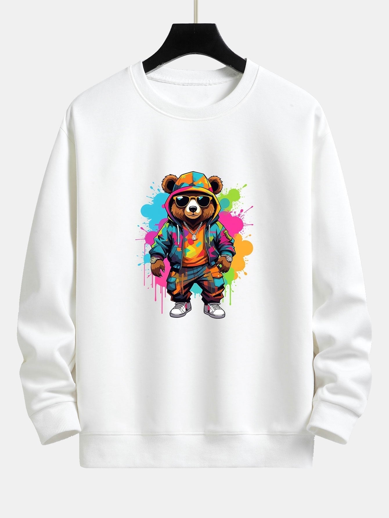 ALVARDE Splash Bear Sweatshirt